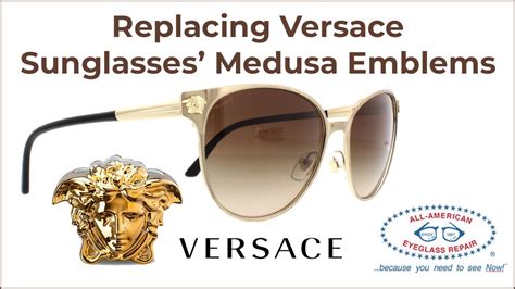 versace sunglasses emblem replacement parts|versace watch repair near me.